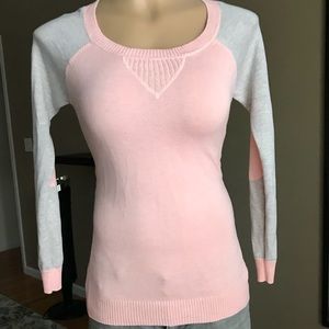 Sweater with cute elbow patches